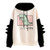 Women Casual Loose Color Block Long Sleeve Dinosaur Hoodies Pullover Tops Hooded Sweatshirt