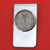1959 Irish Ireland 6 Pence Coin Stainless Steel Silver Money Clip New - Irish Harp