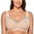 DELIMIRA Women s Wireless Bra Plus Size Cotton Unlined Full Coverage Beige 42C