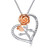 925 Sterling Silver Sunflower Necklace You Are My Sunshine Flower Pendant Jewelry for Women  Rose Flower Heart Necklace 925 Sterling Silver Sunflower Necklace You Are My Sunshine Flower Pendant Jewelry for Women  Rose Flower Heart Necklace