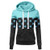 Fudule Womens Hoodies Women s Pullover Long Sleeve Fall Hoodies Color Block Tunics Loose Casual Sweatshirts Blue