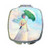 Lady with Sunshade  Study by Claude Monet Compact Mirror