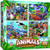 MasterPieces 4-Pack Kids 100 Puzzles Collection - World of Animals 4-Pack 100 Piece Jigsaw Puzzle