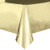 Foil Gold Plastic Tablecloth, 108 x 54"
