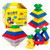 Building Blocks Toys  Interlocking Puzzle Blocks DIY Assembly Pyramid Building Blocks Magic Cube Model Puzzle Educational Toys
