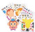 48 Make-a-Zoo Jungle Animal Sticker Sheets