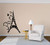 Wall Vinyl Sticker Paris France Eiffel Tower Heart Travel Car Mural Decal Art Decor LP3614