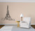 Wall Vinyl Sticker Eiffel Tower Showplace France Paris Travel Mural Decal Art Decor LP2135