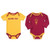 FAST ASLEEP Pjs Arizona State Sun 2 pcs Baby Bodysuits  3-6