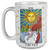 Tarot Gift - The Sun Tarot Card Coffee or Tea Mug. Large Ceramic 15 OZ