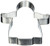 Fox Run 3576 5-Inch Gingerbread Cookie Cutter, Clear