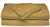 Ruthy's Textile King Size Gold 300 Thread Count 100% Cotton Sateen Dobby Stripe Sheet Set