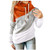 Womens Sweatshirt Cowl Neck Color Block Striped Tunic Drawstring Pullover Long Sleeve Hoodie Casual Tops