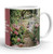 Large Coffee Mugs 11 Ounce Ceramic Cup Pink Hydrangeas Inspirational Message Coffee Mug  Suitable for Dishwasher and Microwave