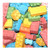 Dubble Bubble Candy Blox Uncoated Assorted Candy  2 Pounds Build  Em and Eat  Em.