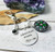 Wanderlust Travel Adventure awaits keychain - real compass