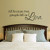 All Because Two People Fell In Love Decal - Couple Bedroom Wall Decor - Living Room Sticker