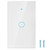Yoidesu WiFi Switch Smart WiFi Touch Screen Switch Single Circle for Alexa Google Home Voice Control 1-Way AC 100-250V Waterproof and Shockproof APP Supports 22 Languages Worldwide White