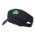 Shamrock Embroidered Sun Visor - Black OSFM