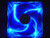 APEVIA CF12SL-UBL 120mm 4pin Ultra Blue LED Case Fan