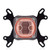 Yoidesu CPU Water Cooling Block Waterblock - 50mm Copper Base CPU Water Block CPU Water Block for Intel AMD