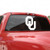 WinCraft NCAA Oklahoma Sooners 18   x 18   White Logo Decal