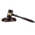 ttnight Gavel and Round Block  Wooden Handcrafted Wood Hammer with Block for Lawyer Judge  Auction Sale