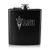 ASU Sun Devils -6 oz. Color Stainless Steel Flask-Black