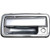 Door Handle compatible with 2005 Chevy Blazer Base 4.3L Front Left Side Exterior Plastic Chrome w Keyhole