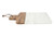 Bloomingville 15.5 inch L Rectangle Marble  and  Mango Wood Cheese Handle  and  Leather Strap Cutting Board  Brown