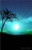 Silhouette of Tree with Sunrise over Mountain - Vinyl Stained Glass Film  Static Cling Window Decal Silhouette of Tree with Sunrise over Mountain - Vinyl Stained Glass Film  Static Cling Window Decal
