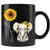 You Are My Sunshine Hippie Sunflower Elephant Gift Friend Coffee Mug 11oz Tea Cups Gift