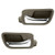 Front Interior Inside Taupe Door Handle Pair Set for 03-07 Honda Accord Sedan