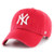 47 Brand Relaxed Fit Cap - Clean UP New York Yankees red