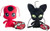Miraculous  Tales of Ladybug  and  Cat Noir ~ TIKKI  and  PLAGG Plush Set ~ Adrien Marinette Stuffed Animal Doll 2Pcs Set
