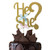 SWEET KUO Gender Reveal Cake Topper Decoration and Baby Shower Cake Topper - He or She? SWEET KUO Gender Reveal Cake Topper Decoration and Baby Shower Cake Topper - He or She?