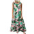 Summer Dresses for Women Maxi Women s Gradient Color Block Short Sleeve V Neck Long Maxi Dress Casual Summer Beach Green