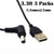 EEkiimy 3 Pakcs 3.3ft 5.5X2.5mm DC 5V Power Cord Cable 90 Degree Angled 5V DC Power Cable USB to Barrel 5V DC Power Cable Barrel Jack Power Cable USB to DC Charging Cable (3.3ft)