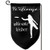 Ultimate Frisbee Silhouette Woman Garden Flag 12.5 X 18 in Size Banner for House Decoration Banner Outside Yard Mailbox Banner Double-Sided Printing