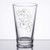 Super Mario Bros - Paper Mario - Etched Pint Glass