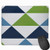 Personalized Mouse Pad Gaming Mouse Pad Best Mouse Pad Ergonomic Mouse Pad Blue and Green Triangle Block Combination