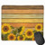 Personalized Mouse pad Gaming Mouse pad Best Mouse pad Ergonomic Mouse pad-Sun Flower and Wooden Board