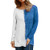 Liuxuelifg3 Long Sweatshirts for Women Womens Casual Tie Dye Print Long Sleeve Loose Pullover Sweatshirt Color Block Tunic Tops Blue