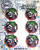 Application DC Comics Batman Joker 6 Pat Ch Set Novelty, 2"