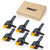 Emart Heavy Duty Muslin Spring Clamps, 4.5 inch Photo Booth Backdrop Clips for Photography Studio - 6 Pack