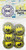 Button set DC Comics Batman Legend 6 Individual Loose Buttons, 1.25"