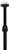 SeaSense Telescopic Stern Light 26 to 48-Inches  Light Only  Black