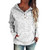 womens tops long sleeve Eashery Women s Lightweight Color Block Hooded Sweaters Drawstring Hoodies Pullover Sweatshirts White