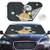 CFECUP Car Windshield Sun Shade - Astronaut Snoopy Sunshade to Keep Your Vehicle Cool Blocks UV Rays Sun Visor Protector S