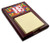 Building Blocks Red Mahogany Sticky Note Holder  Personalized